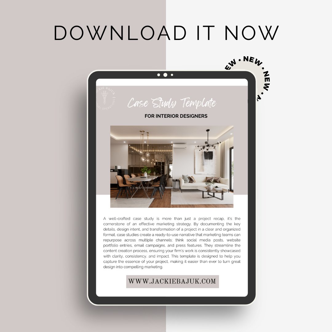 Case Study Template for Interior Designers preview